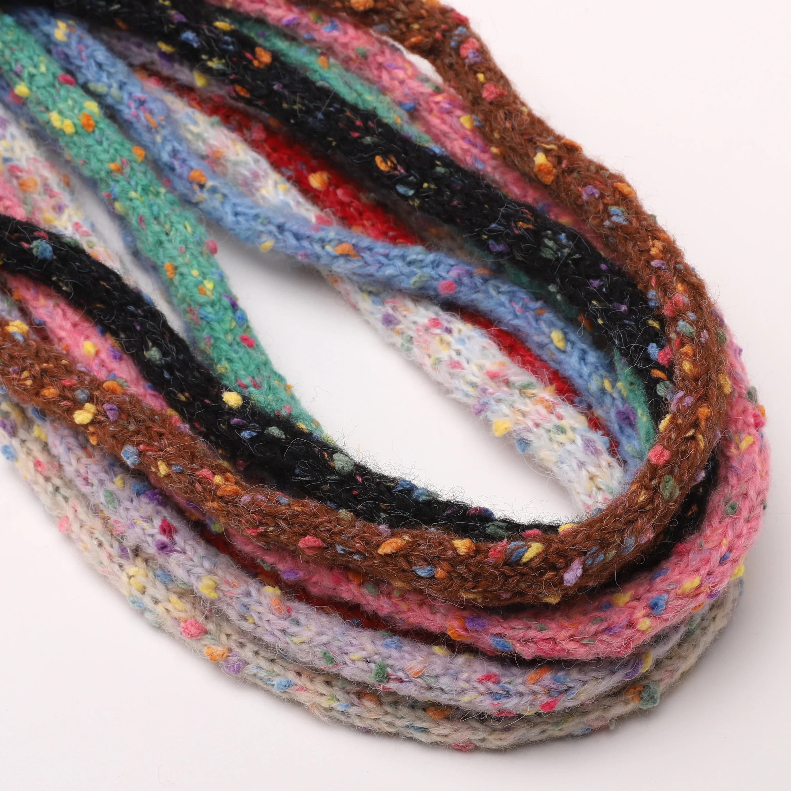 1Yard Soft Polyester Colorful Knitting Wool Yarn Handmade Knitted Crochet Yarn Thread For Sweater Decoration DIY Sewing Supplies
