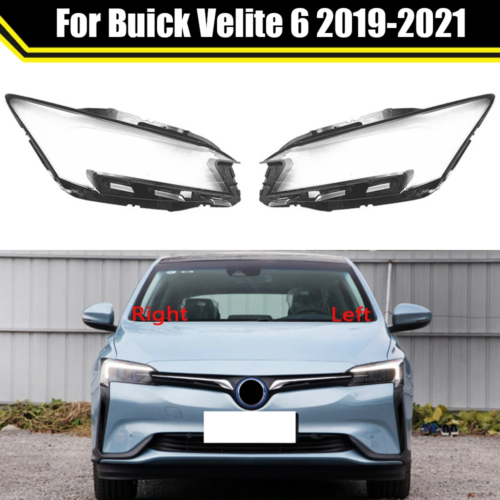 

Car Front Headlight Cover Headlamp Lampshade Lampcover Head Light Lamp Caps Glass Lens Shell For Buick Velite 6 2019 2020 2021