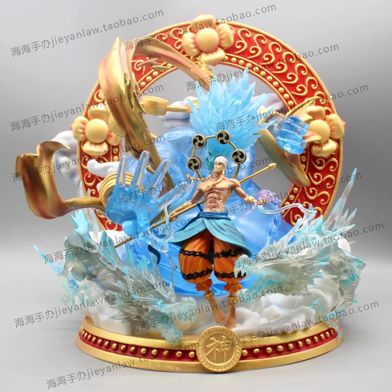 Anime One Piece figure Thor Enel God Action Figure 30cm PVC Statue Enel Figurine Collectible Model Toys Ornaments Doll Gifts