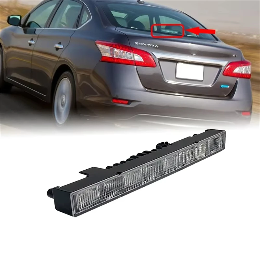 

​Rear LED 3rd Third High Level Brake Light for NISSAN Bluebird Sylphy Sentra B17 2012-2019 Additional Brake Lights Red Light