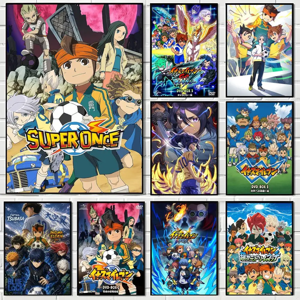 Inazuma Eleven Poster Aesthetic Wall Art Canvas Poster Room Decoration Items Bedroom Decor