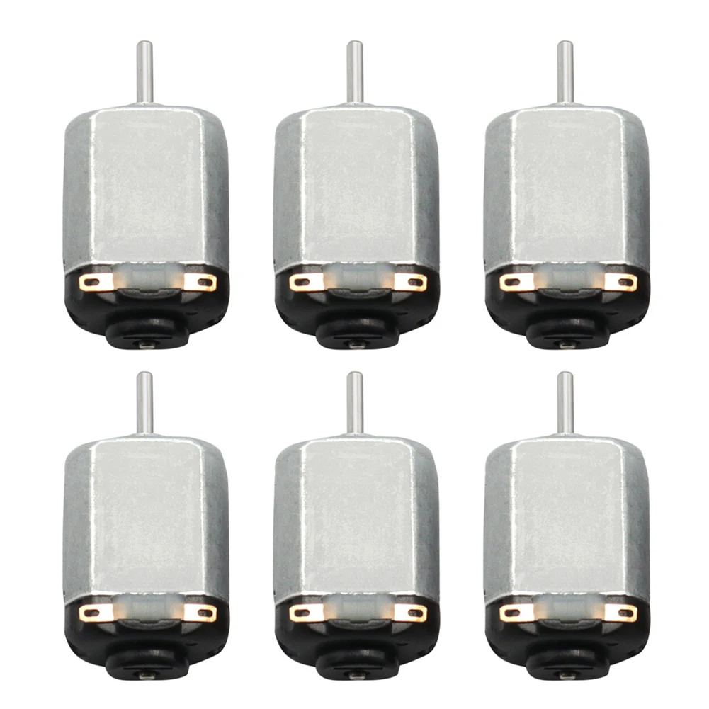 

6pcs 130 DC Mini-Electric Motor Small Motor 15000RPM For DIY Projects Toys RC Boats Airplanes Power Tool Accessories