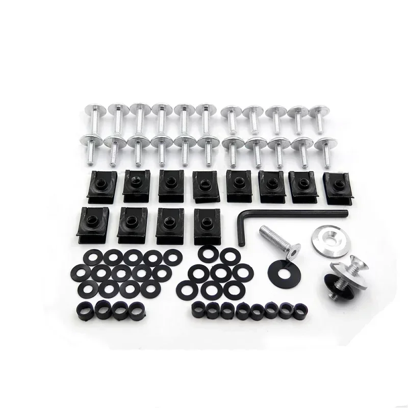 

Motorcycle Flat Motor Fairing Bolt Screw Kit for Kawasaki Ninja ZX9R ZX6 ZX6R (1998-2003)