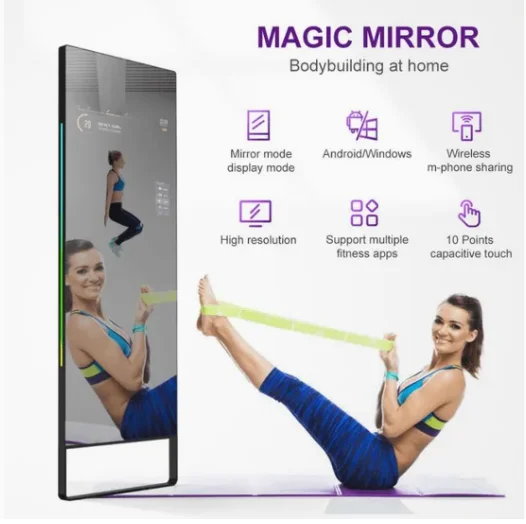 43inch 32inch HD 1080P LCD Indoor Magic Smart Mirror Touch Screen Display Advertising