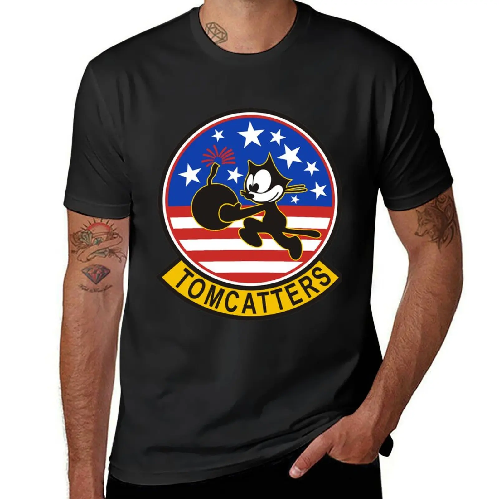 Tomcat VF-31 Tomcatters T-Shirt graphics cute tops plus sizes mens t shirt graphic