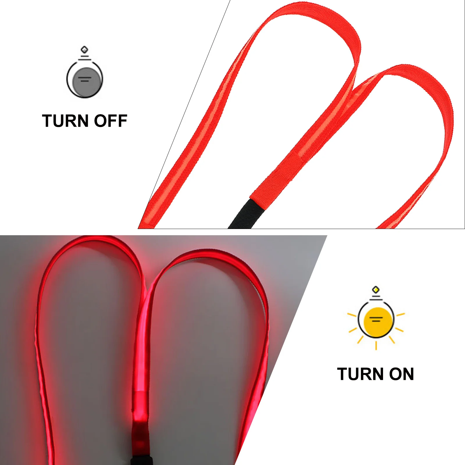 حمالات متوهجة Led قابلة للتعديل على شكل حرف Y دعامات مرنة لسراويل الجينز الرجال النساء الأحمر الألياف البصرية ملحقات الحفلات #5