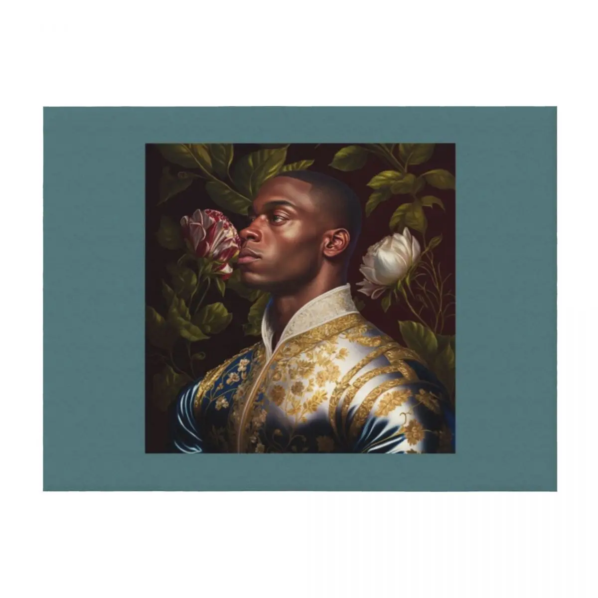 

Rising Kings Kehinde Wileys Visionary Throw Blanket blankets and throws Blankets Sofas Of Decoration Moving Luxury St Blankets