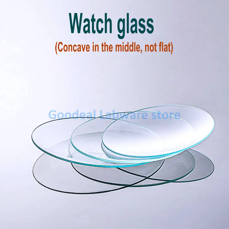 10pcs/box Lab Dia45mm To Dia150mm Lab Watching Glass Round Dish Beaker Cover for School Education Experiment