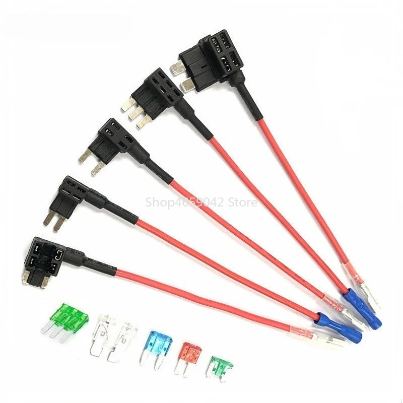 1set 12V SMALL MEDIUM Car Fuse Add-a-circuit TAP Adapter Micro/Mini/Standard ATM APM Blade Auto Fuse Holder