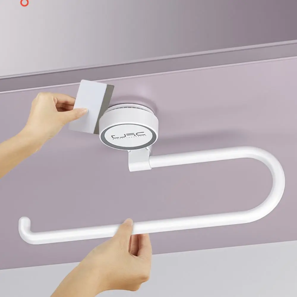 

Бытовая настенная полка для хранения на присоске, прочный держатель для рулона бумаги на подшипнике, многофункциональная кухонная полка для хранения