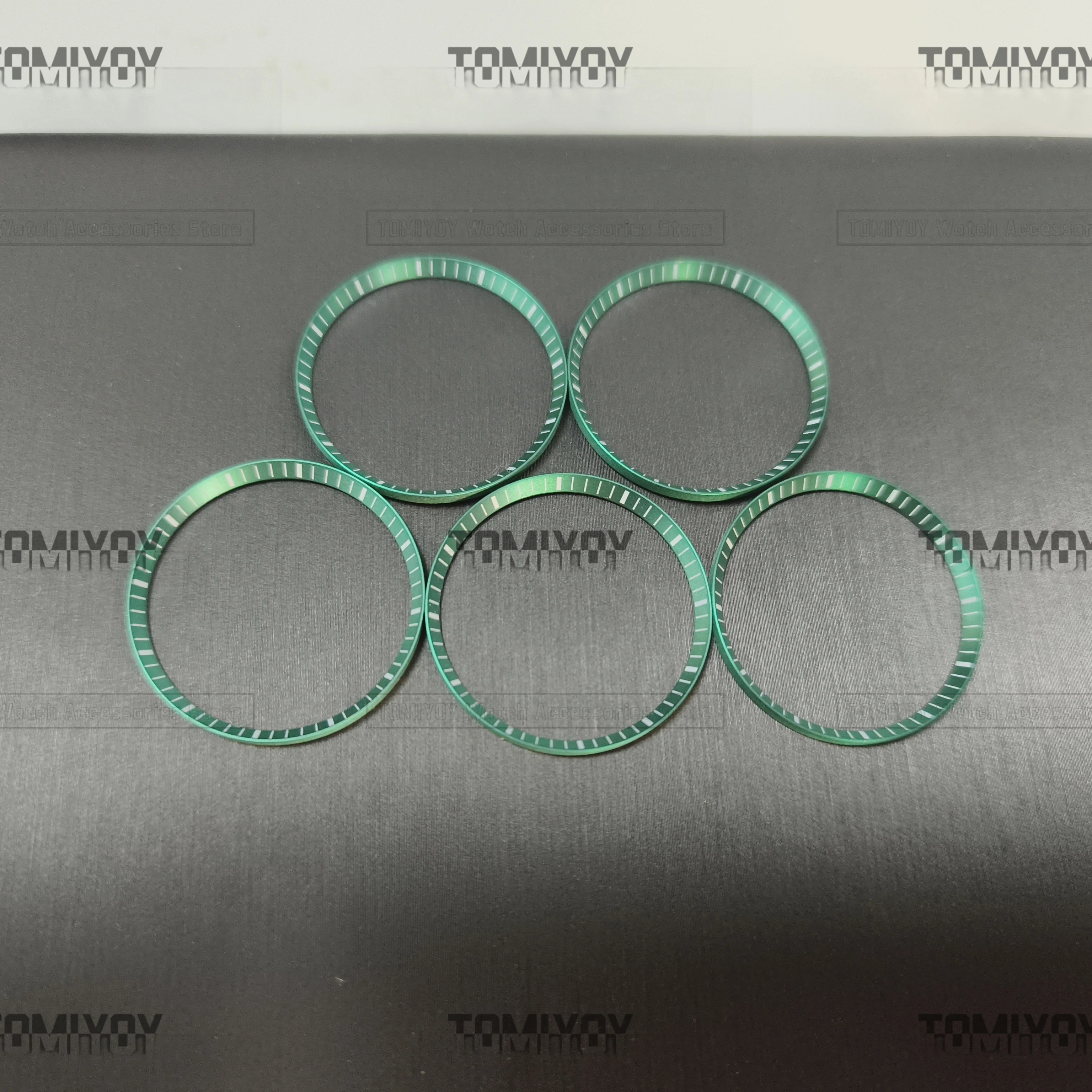 Mod-Anillo de reloj SKX007 de 30,5x27,5mm, accesorio compatible con Seiko SKX007 SRPD Dive NH35 NH36, carcasa de reloj, reemplaza el anillo interior duro