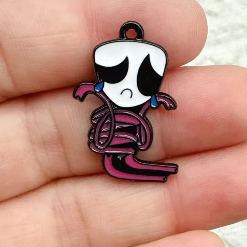 10pcs Amazing Digital Circus Decorations Cute Alloy Pendant Anime Figures Children DIY Creative Fashion Jewelry Accessories Gift