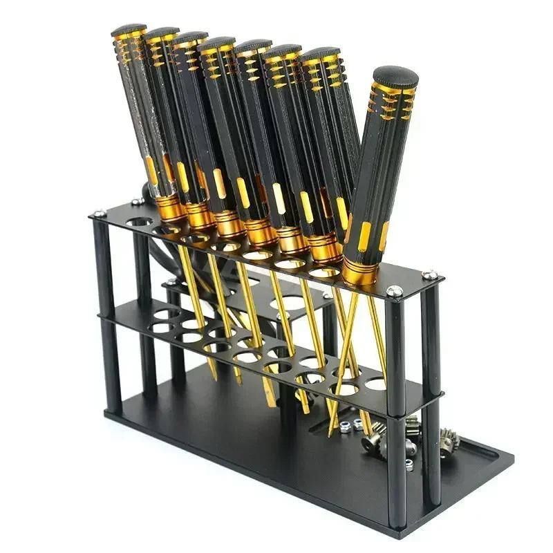 1PC Maintenance Tool Base Finishing Screwdriver Wrench Storage Rack for RCTrx4scx10 Drone FPV Quadcopter Helicopter Model Repair