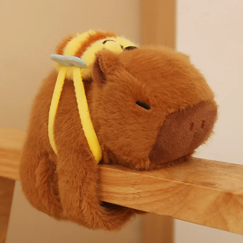 สายรัดข้อมือตุ๊กตาคาปิบาร่าน่ารัก - ตุ๊กตาแบบป๊อปอัพสำหรับเด็กผู้หญิงและเด็ก |   ตุ๊กตาข้อมือนุ่มนิ่ม ของตกแต่งน่ารักสไตล์คาวาอี้