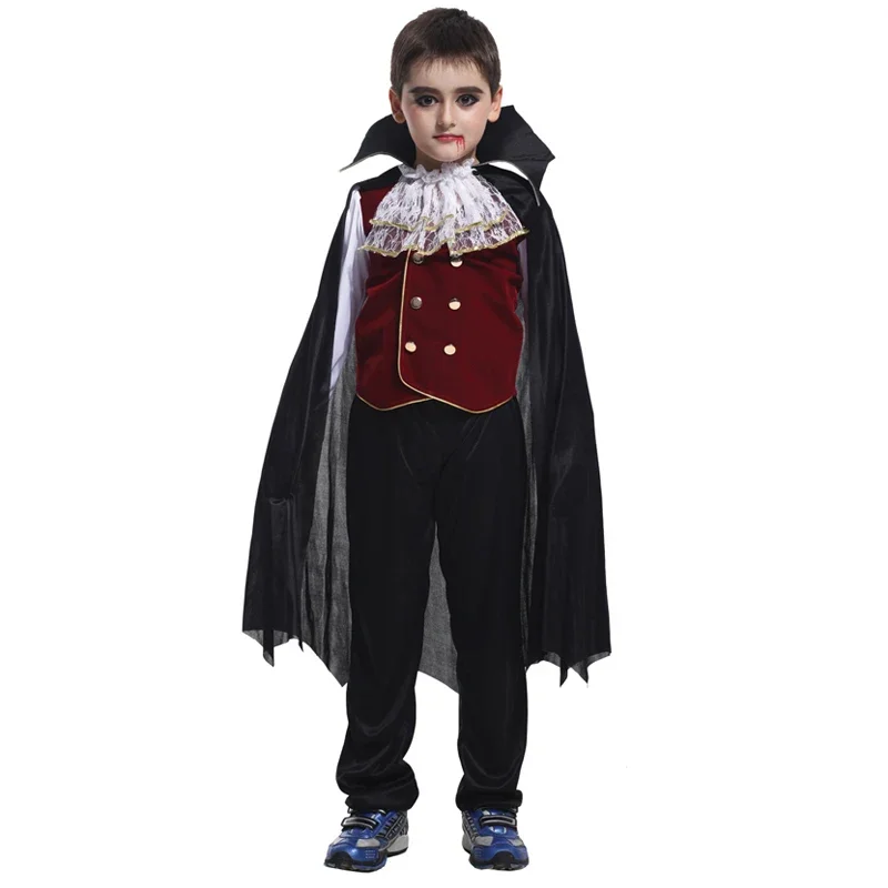 FC6Carnival Party Dress Up Costume Children Role Play Vampiran Perfect for Holiday Party Halloween Street Cosplay@FC8！