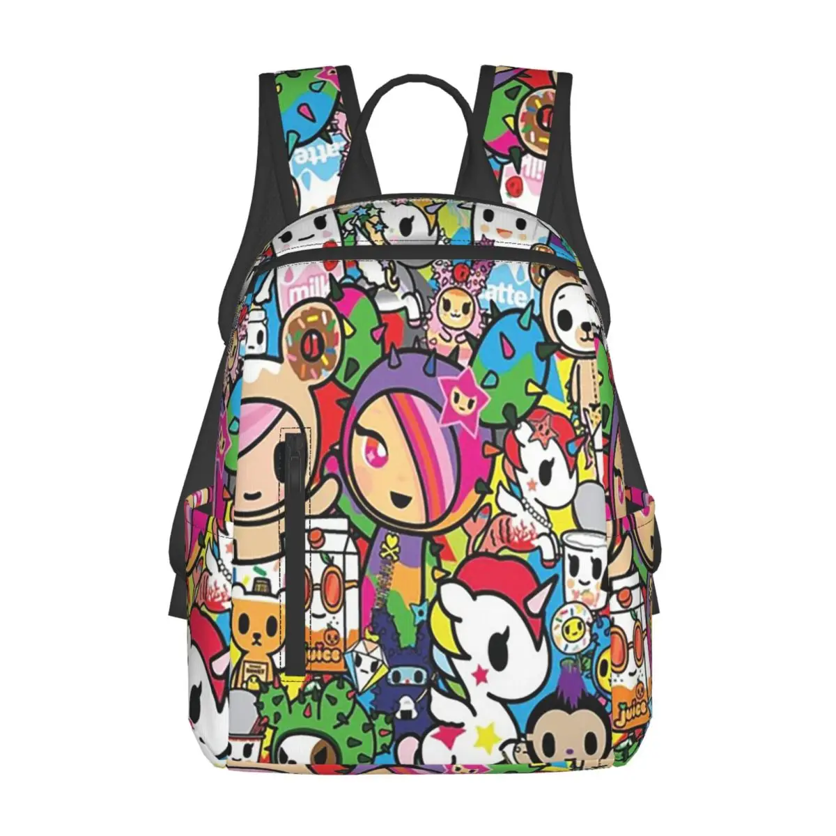 

Рюкзак Tokidoki Kawaii Donutella Sandy Unicorno, вместительный детский рюкзак, школьная сумка, сумки на плечо для мужчин и женщин