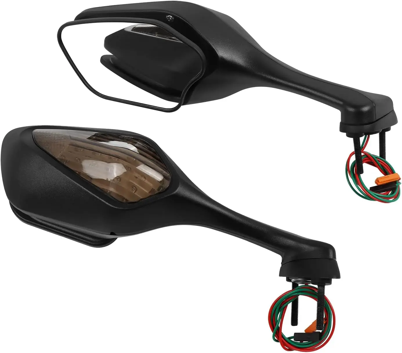 

Motorcycle Rear View Side Mirrors With LED Turn Signal Light Accessories For Honda CBR1000RR 2008-2026