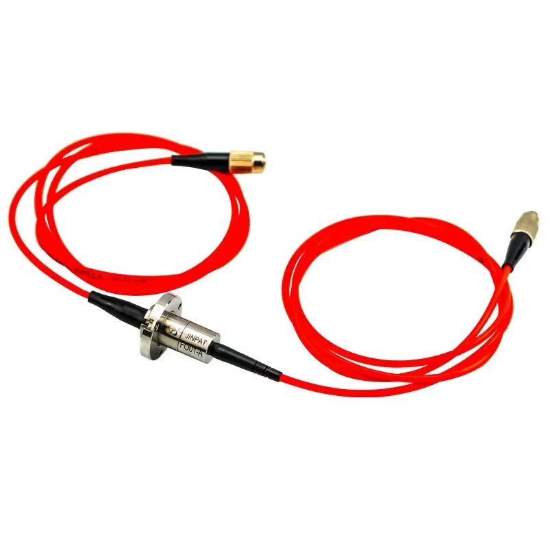IP68 optical fiber slip ring rotary joint 2000 rpm operating speed suitable for harsh environments electrical touchpoint