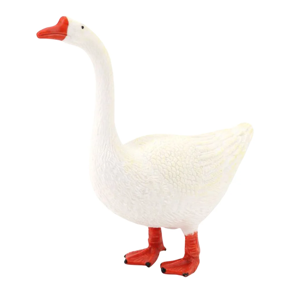 Swan Ornaments Adorable Goose Figurine Desktop Creative Craft Statue Home Decor Tabletop Decoration Duck Gosling