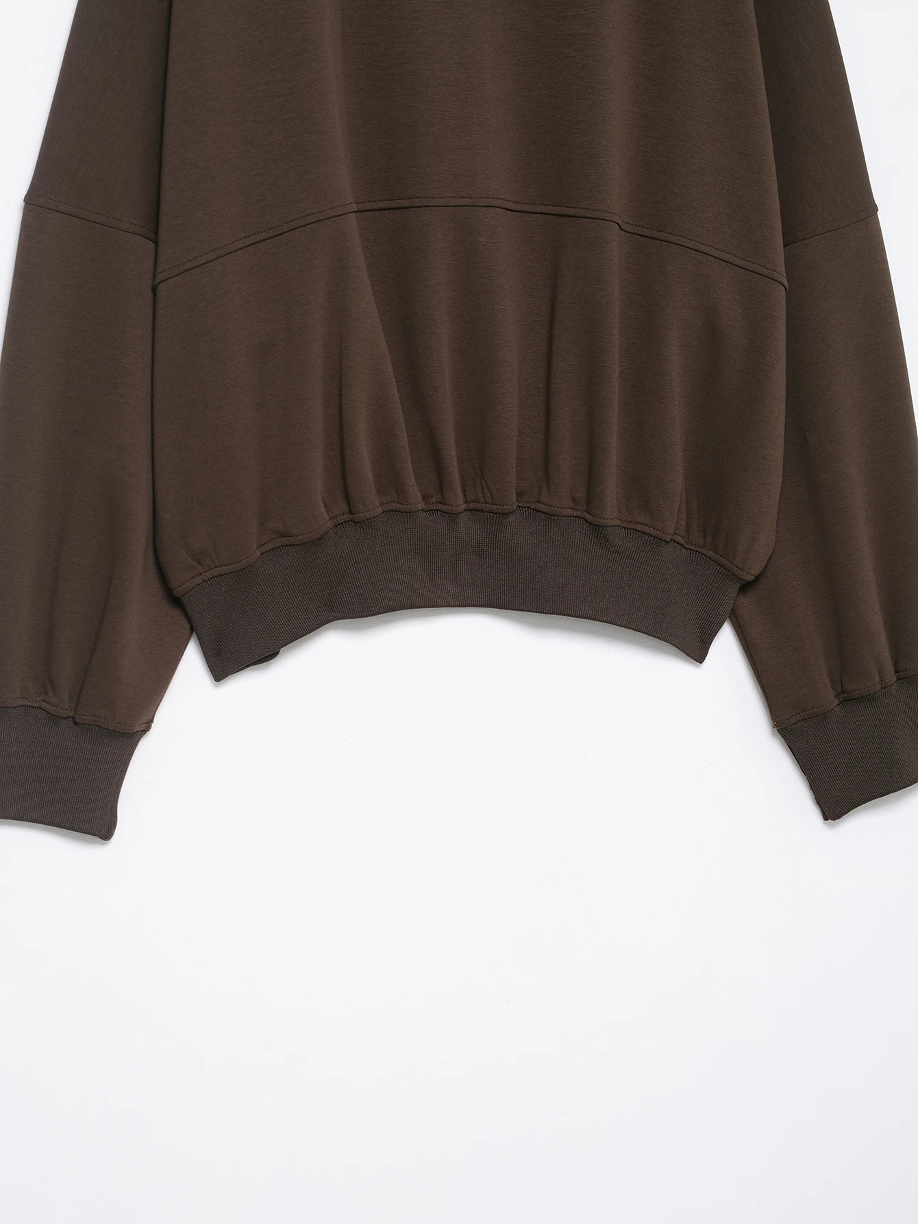 KONDALA Casual Chic Marrone Cioccolato Abiti da donna Manica lunga Giacche larghe Pantaloni lunghi a zampa d'elefante Sport elastici Tute da corsa femminili