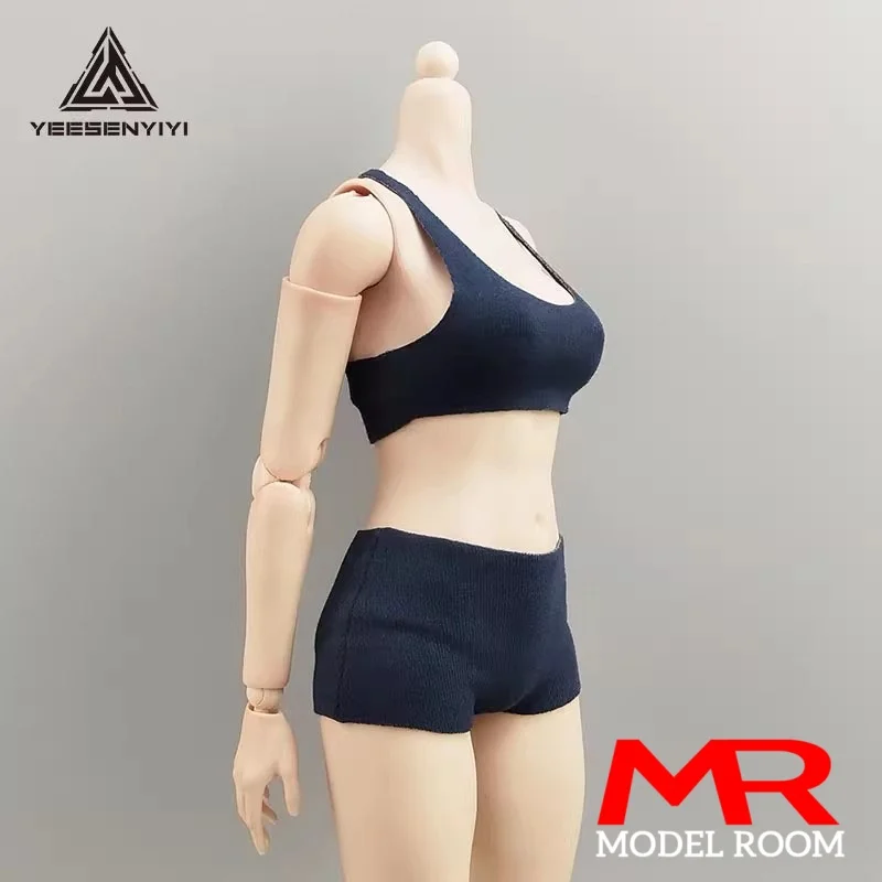 1/6 skala Weibliche Sport Weste Shorts Rohr Top Unterwäsche Kleidung Modell Fit 12'' TBL S07C AT202 AT203 Soldat Action figur Körper