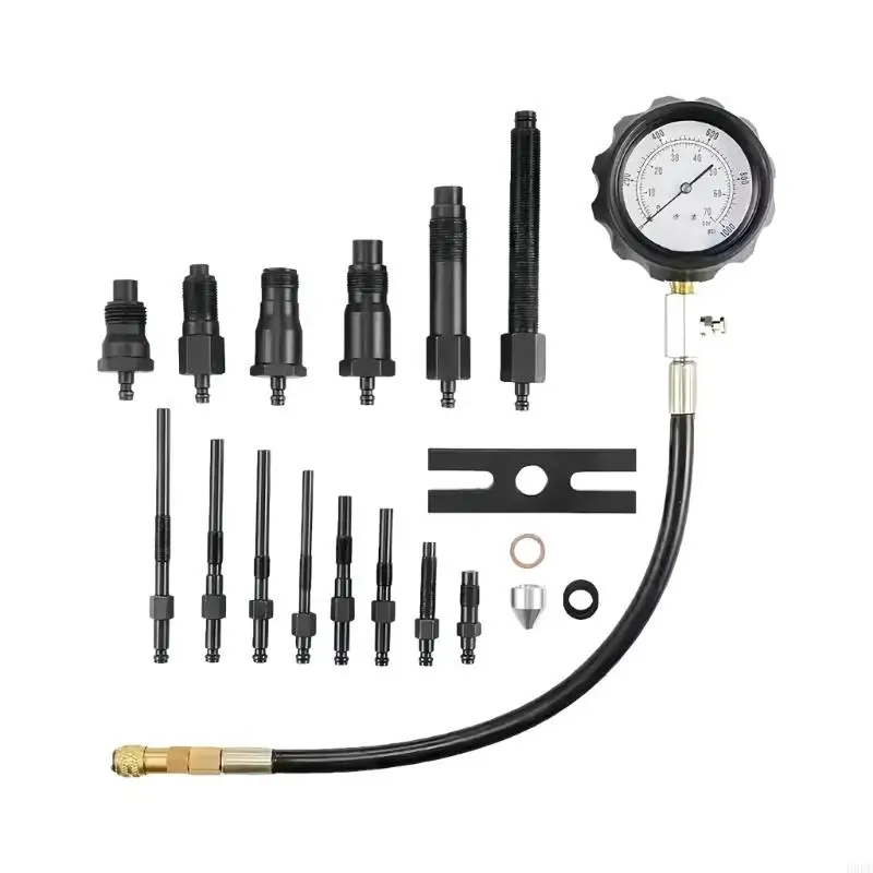 Compression Tester for Gasolines Engine Cylinder Compression Tester Gasolines Engine Gauges for Car Motorbike H9EE