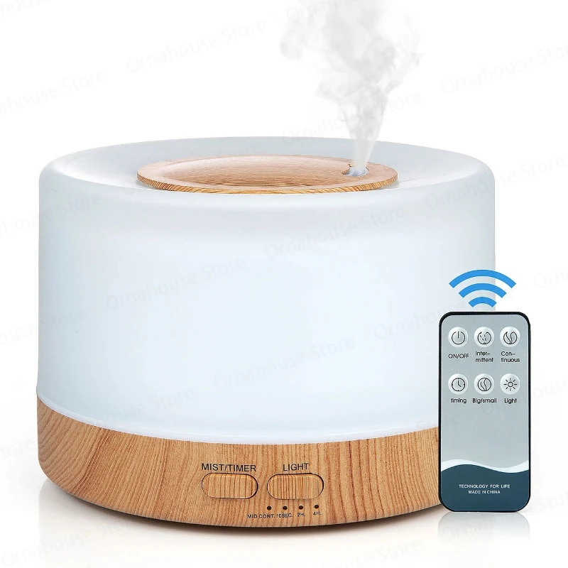 Wood Grain Aromatherapy Humidifier Bedroom Tabletop 700ml Large Capacity Aromatherapy Machine Silent Aromatherapy Machine