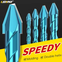 LIDIAO 1/10pcs Tile Bit Blue Spade Drill Bit Set High Hardness Eccentric Drill 6mm12mm Cordless Drill Power Tools Accessories