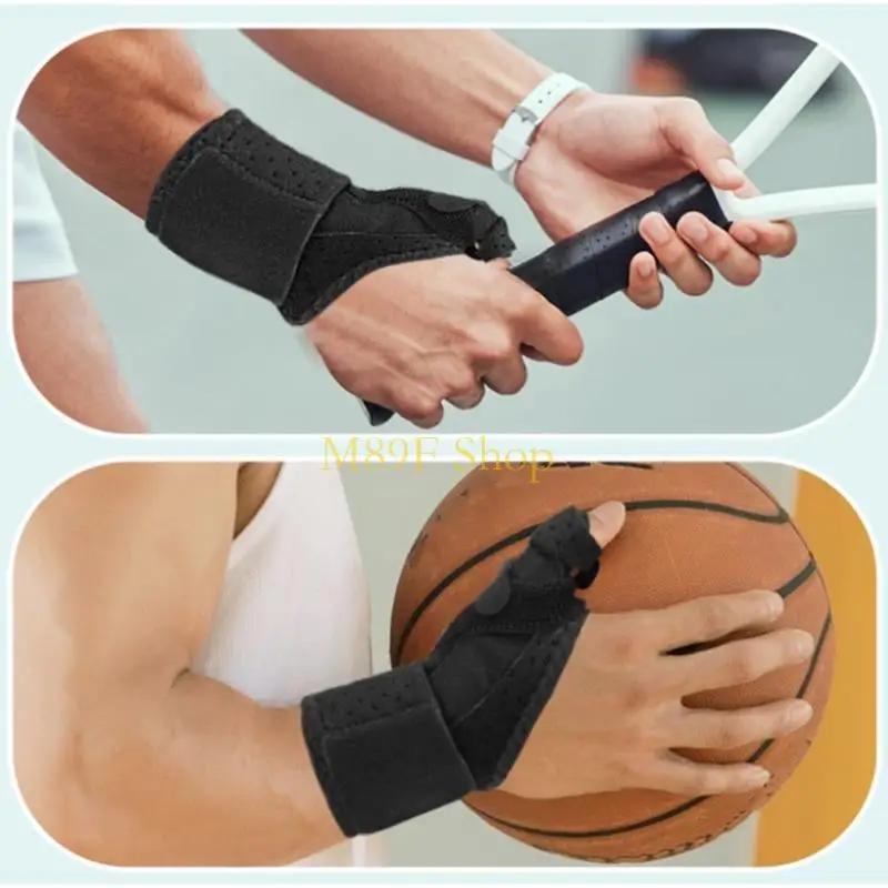 M89F Breathable Wrist Support with Thumb for Enhances Comfort in Daily Use Among Computer Users and Sports Enthusiasts