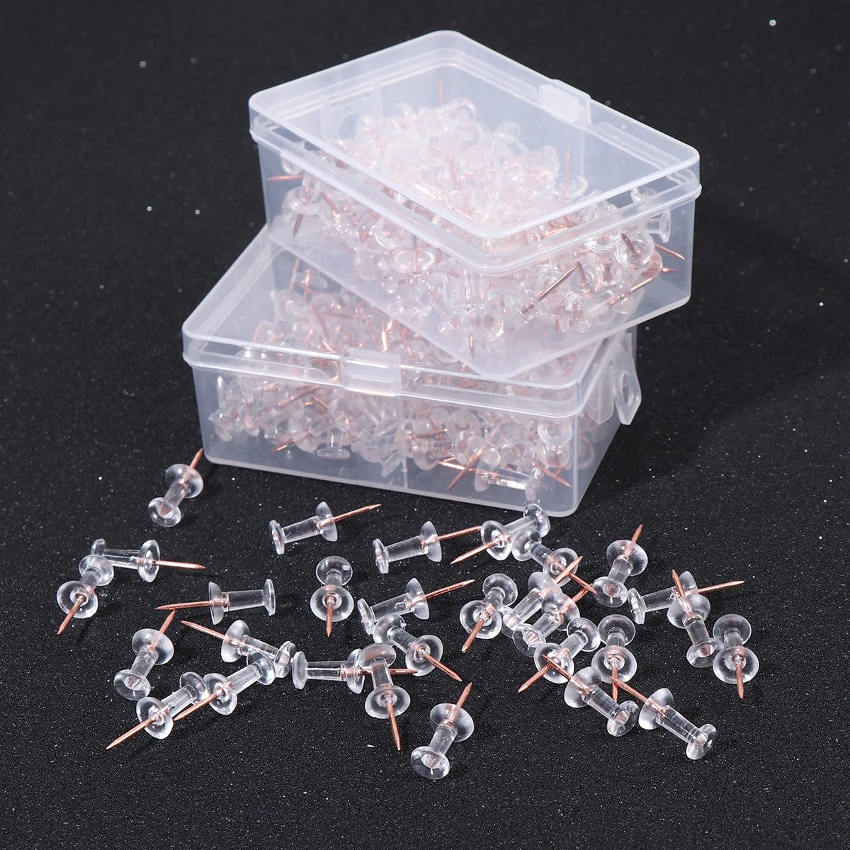 

for Home Office Decorative Thumbtacks Rose Gold Stainless Steel Travel Map Markers Kids Friendly World Map Pins