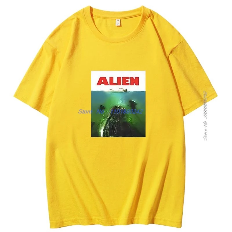 Fashion T Shirt For Men Xenomorph Jaws Aliens Alien Covenant Movie Sci-Fi Funny Novelty Short Sleeve T-Shirts Mens Clothes