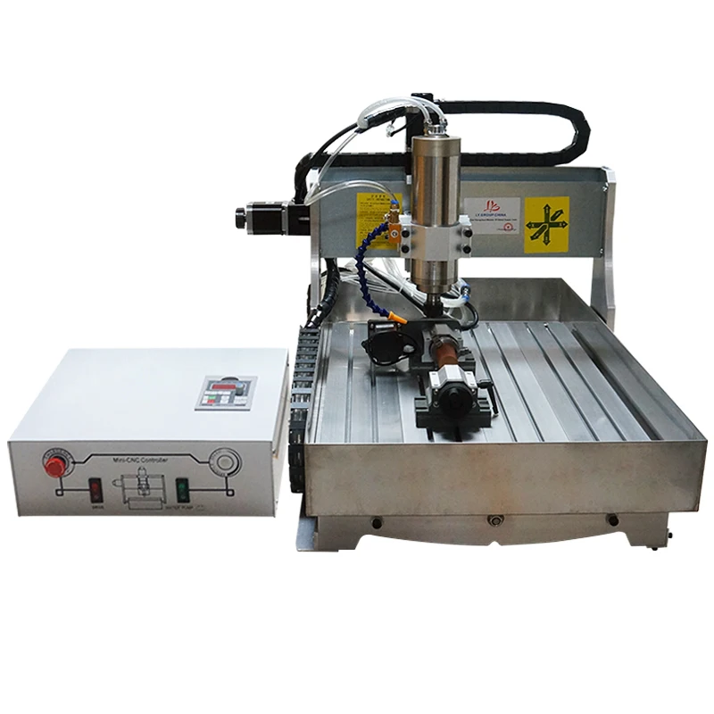 

2.2KW Milling Carving Machine 6040 CNC Router Engraver Optional Water Tank High Quality Water-Cooled Spindle 3/4axis