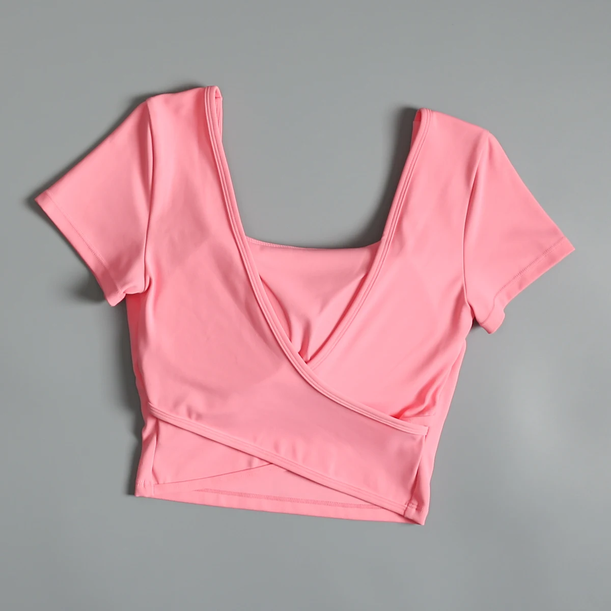 Yoga suit for women in summer all-in-one running exercise training short-sleeved fashionable sexy beautiful back Pilates