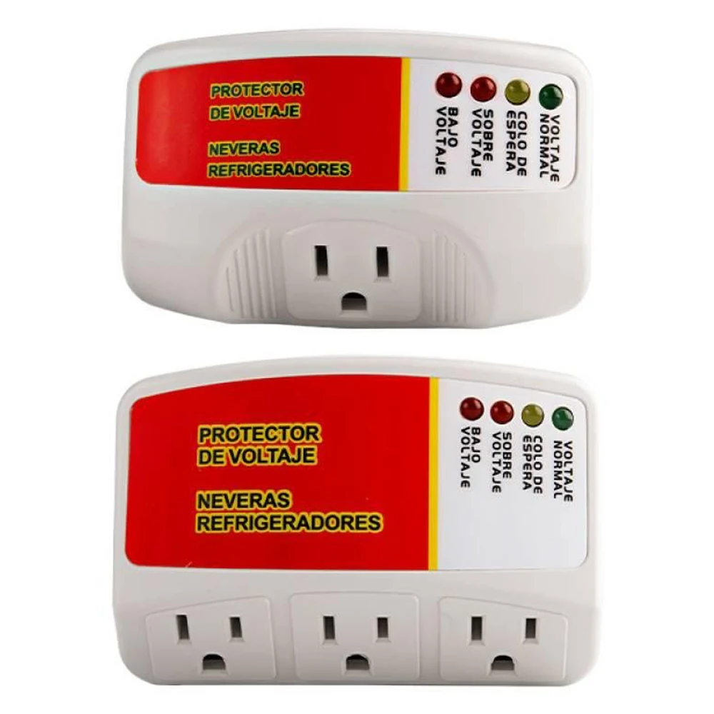 

Voltage Protector 120V 10A Single/Three Outlet Surge Protector Multi Function Plug with Overvoltage and Undervoltage Protection