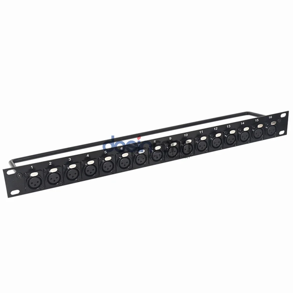 

1U 16 Port Female XLR Power Strip