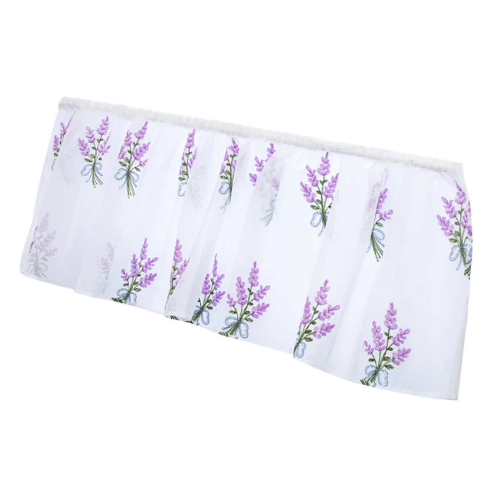 

Embroidery Half Curtain Window Short Curtain 100x50cm Blackout Drapes Romantic Decorative Curtains for Bedroom Living
