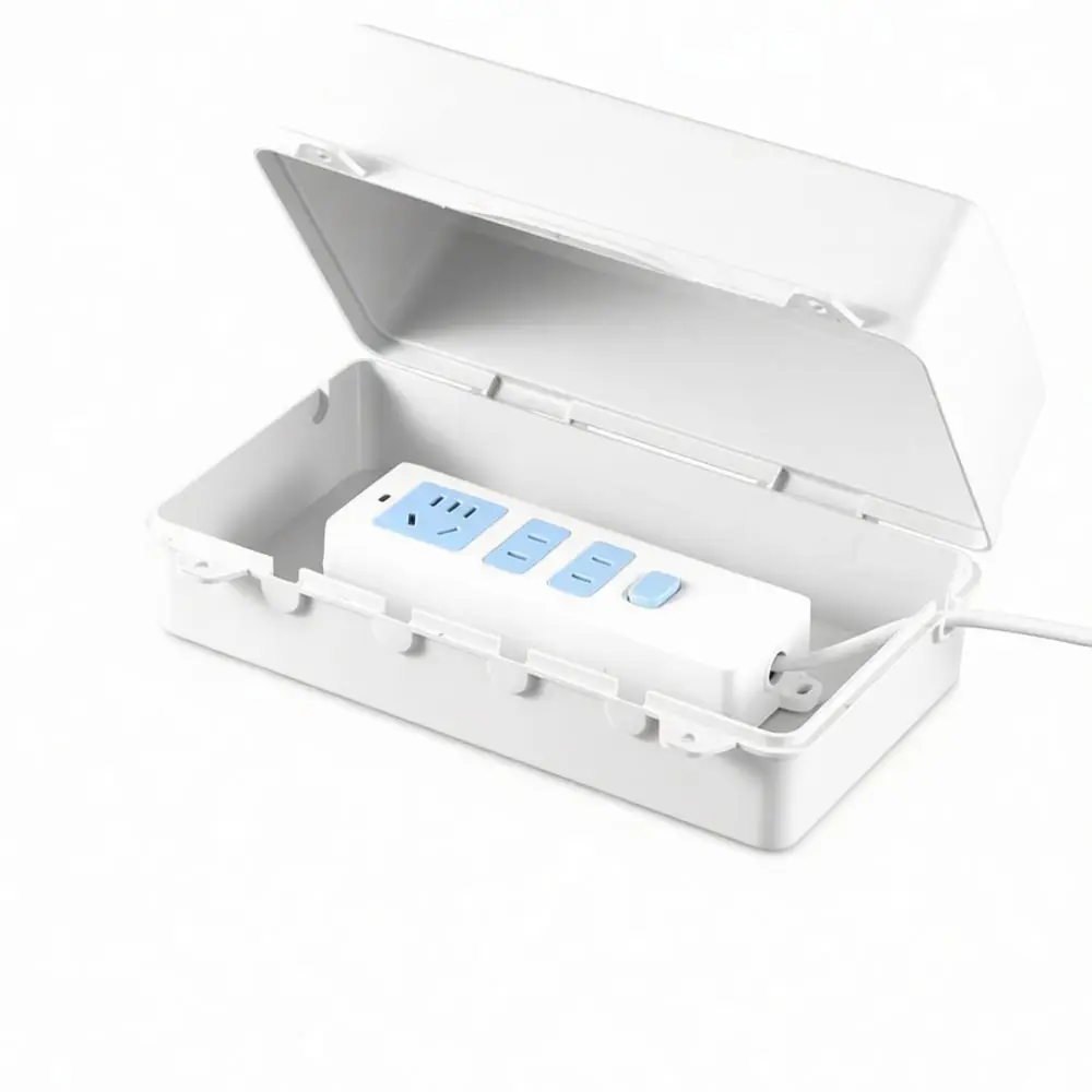 Outdoor Electrical Outlet Protective Box Waterproof Cover Case For Power Strip Garden Patio Weatherproof Safety Shield