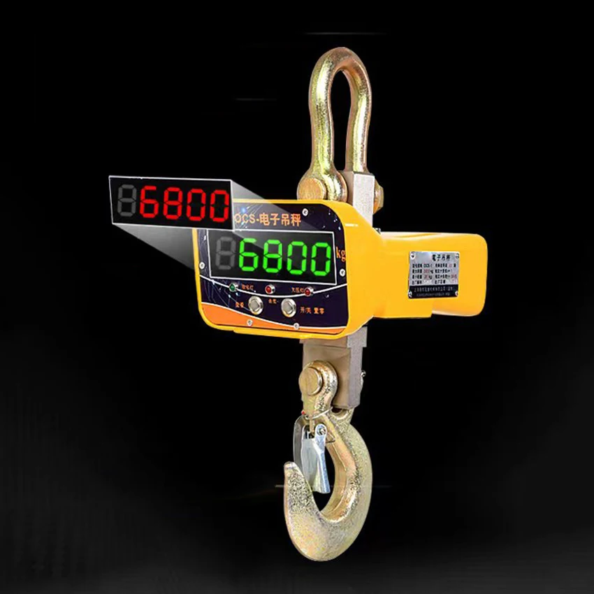 

Промышленные сверхмощные крановые весы 3T, электронные подвесные весы, высокоточные беспроводные крючковые весы, цифровые электронные весы с ЖК-дисплеем