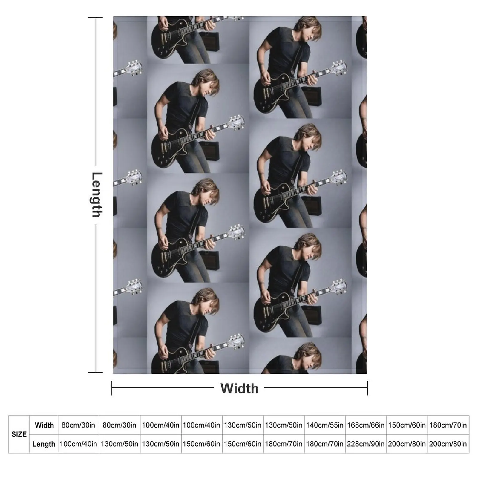 Keith Urban tour kel3 2019 Throw Blanket couch cozy soft plush fuzzy picnic outdoor blanket