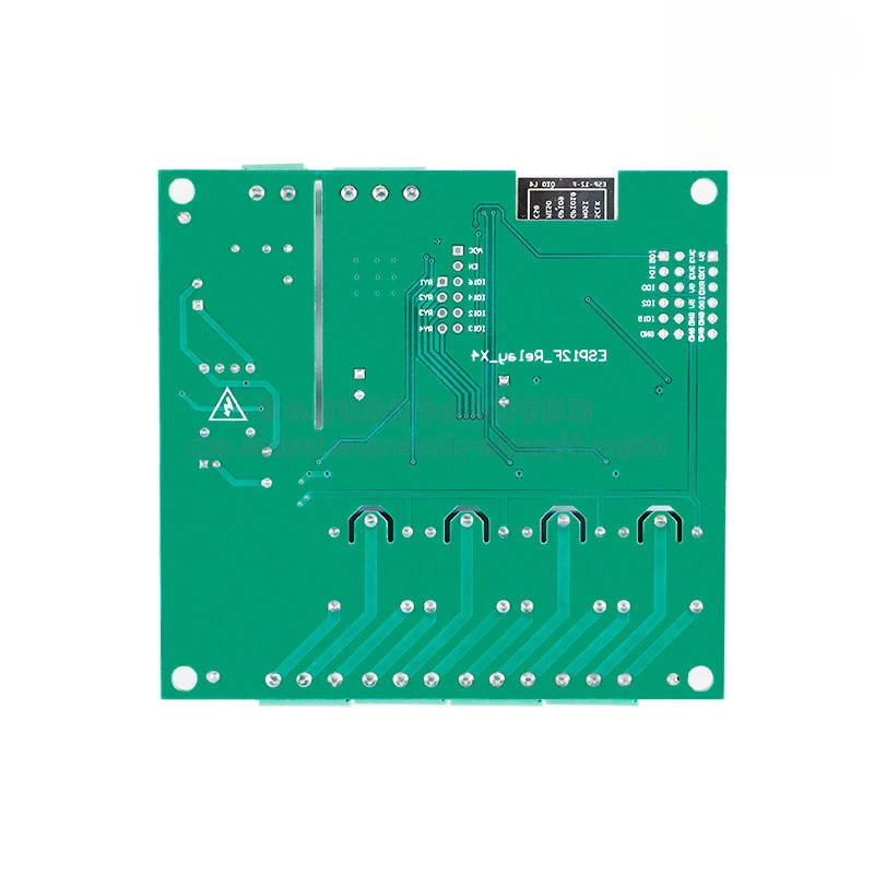 Modul Relay WIFI SP8266 ESP-12F - 4 Kanal, Catu Daya AC, Pengembangan Sekunder & Otomatisasi Rumah