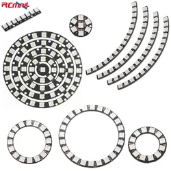 WS2812B 5050 RGB LED Ring 7 / 8 / 12 / 16 / 24 / 60 Bits Lamp Light with Integrated Drivers WS2812 for Arduino Raspberry Pi