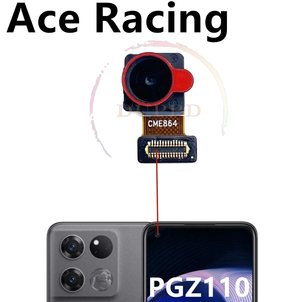 

Задняя передняя задняя камера для Oneplus Ace 2V Ace2V Ace Racing Фронтальная камера для селфи Задний модуль основной камеры Гибкий кабель Запчасти