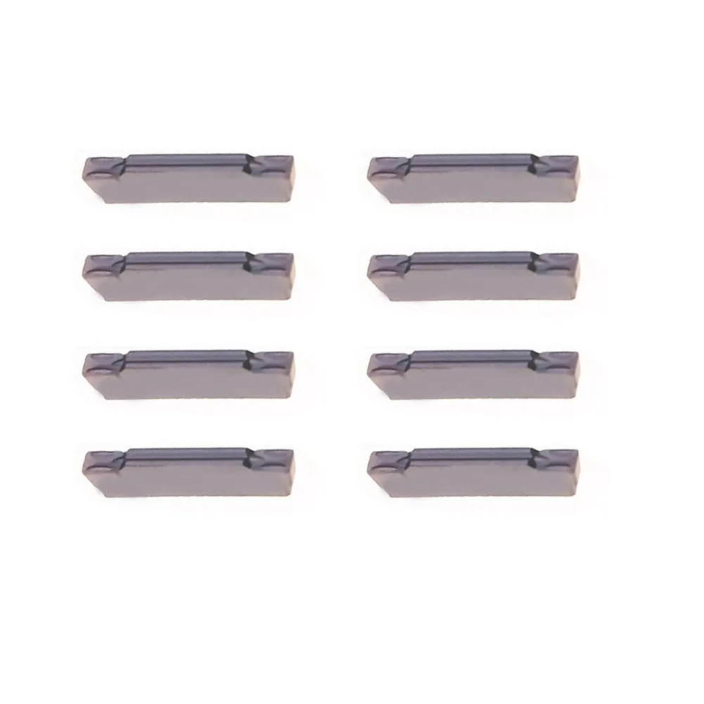 MGMN200G Carbide Inserts Blades for MGEHRMGIVR Grooving Cut off Tools for Steel and Cast Iron Machining Glossy