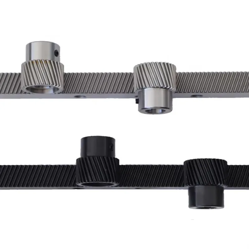 Factory Hot Sale Good Quality Machined Steel Helical/straight Gear Rack and Pinion Gears Sets M1.25 1.5 Module for Cnc Router