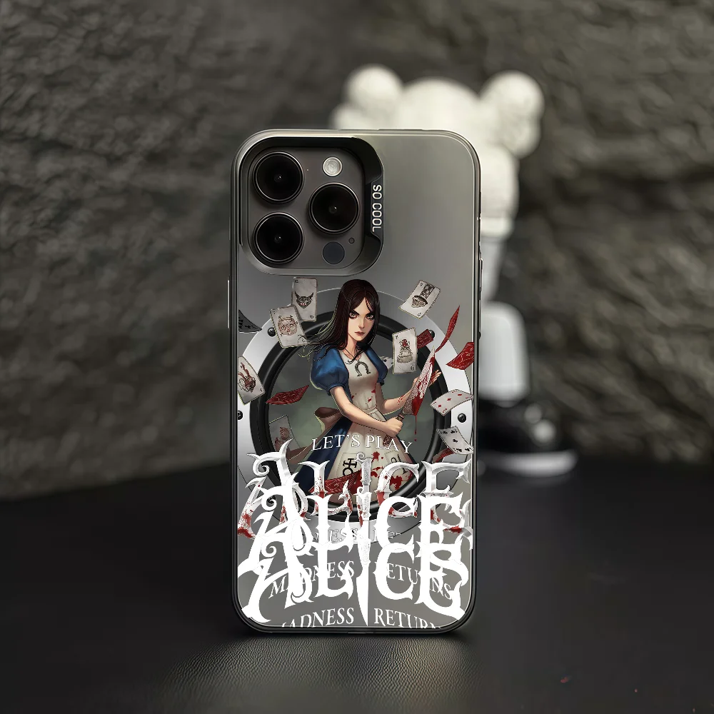 

Game phone case For Samsung A07 A17 A06 S25 S24 S23 Ultra FE Plus Protective IMD Color Cover A-Alice M-Madness Returns