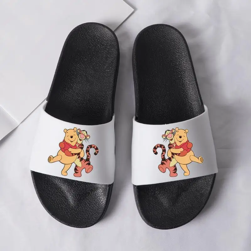 Winnie-Pantoufles d'Niket d'Extérieur pour Homme, Chaussures de Personnalité Créatives, Couple, Parent-enfant, Dessin Animé Mignon, OChaînes, Été, Automne