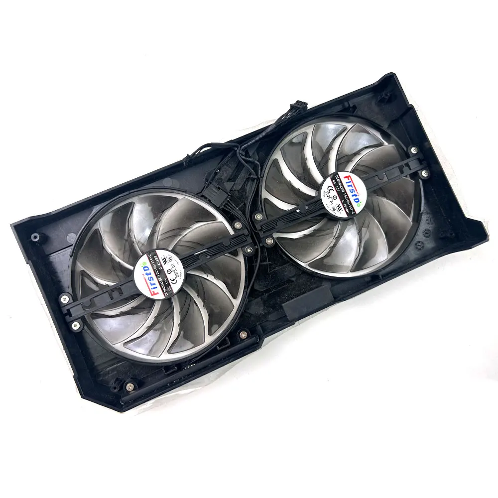 Replacement of graphics card casing shell and fans For Asrock Intel Arc B580 Challenger 12GB OC video card fans