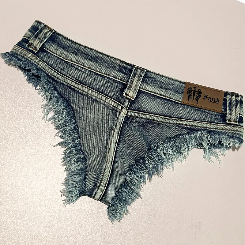 Nightclub Ultra-low Waist Shorts Sexy Hole Shorts for Women Hot Pants Short Femme été