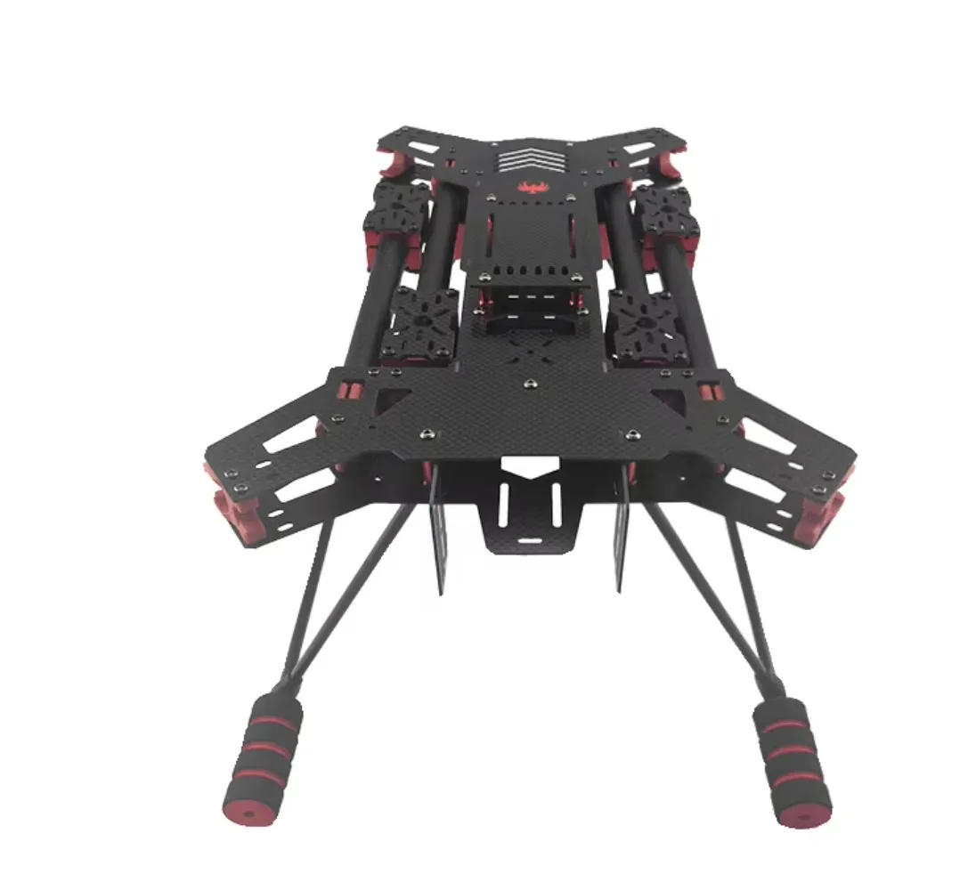 Quadricoptère extraterrestre pliable en fibre de carbone, quadrirotor 4 axes, cadre H4 avec train d'atterrissage, multicopter RC DY680, 680mm