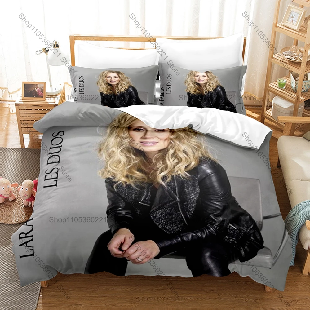 Timeless Adagio Immortelle I Will Love Again Hit Song Art Lara Fabian Juego de ropa de cama con funda nórdica y 2 fundas de almohada para un dormitorio elegante